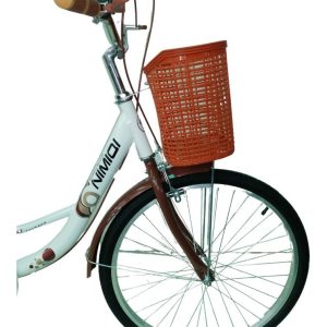 Bicicleta Bici Paseo Dama Rodado 24 Con Canasto Armada: imagen 8