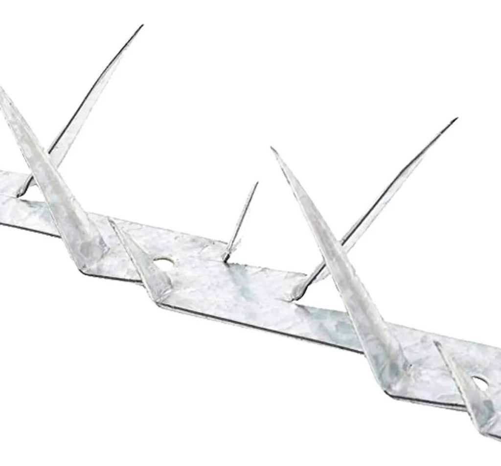 Pinchos Púas De Seguridad Para Muro Acero Galv De 1,25mts