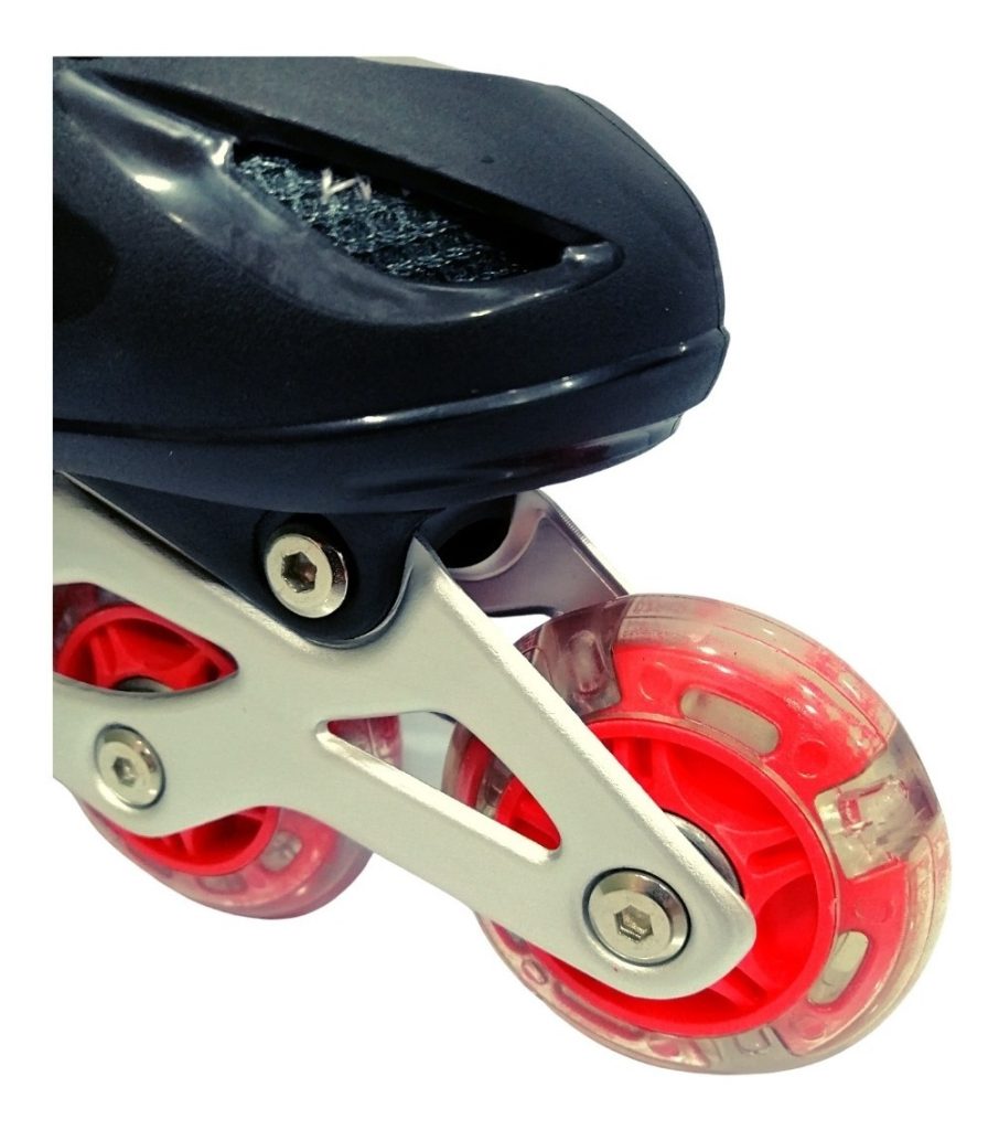 Patin Roller Extensibles De Aluminio Con Luz Para Niños