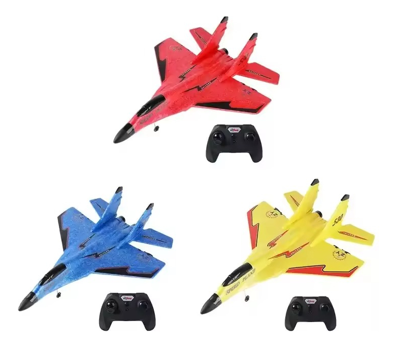 Avion Planeador Con Control Remoto Resistente Luces: imagen 6