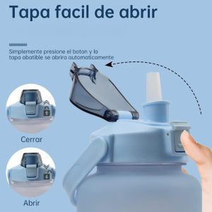 Botella De Agua Envase Deportiva 2 Lts Diseño Motivacional: imagen 4