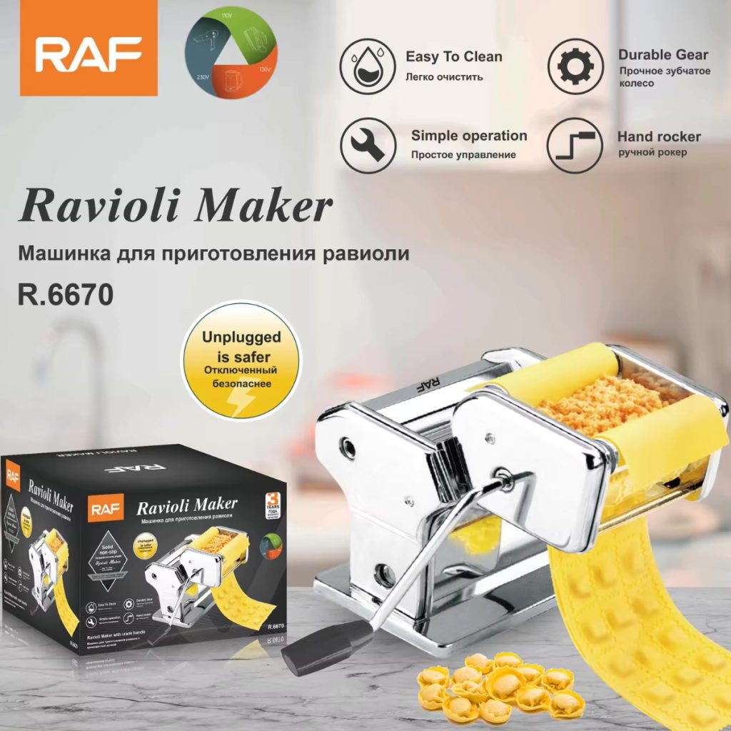 Máquina Raviolera Doméstica Gran Calidad Acero Inoxidable