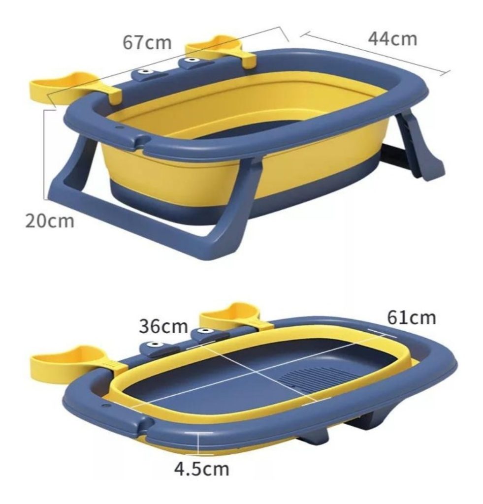 Bañera Baño Bañito Plegable Para Bebes Y Niños
