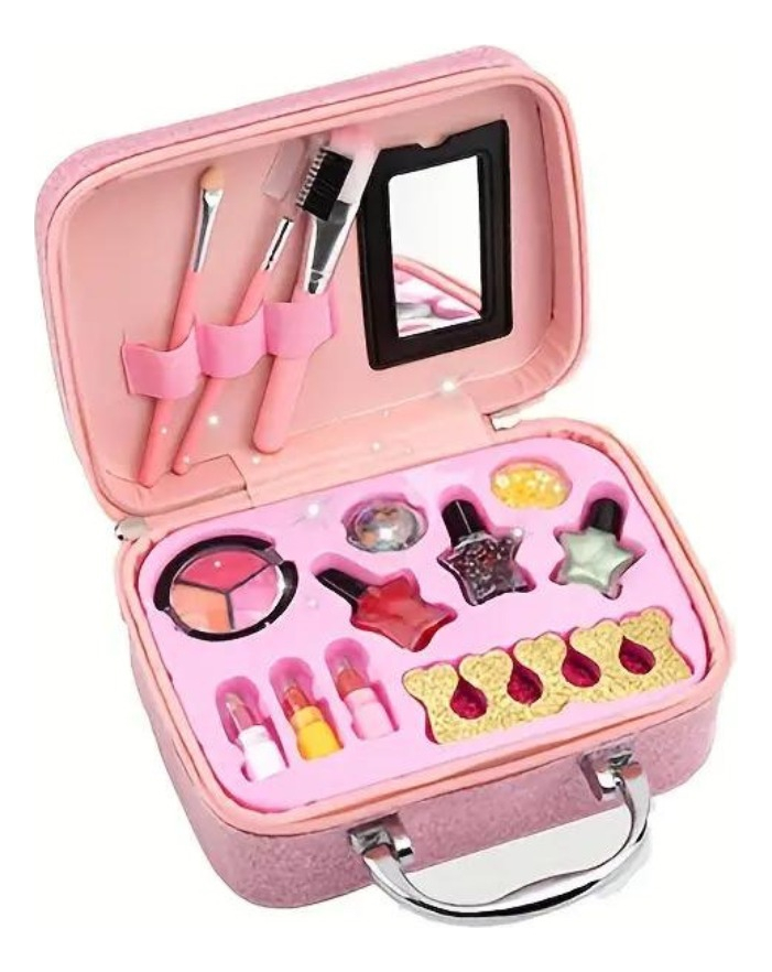 Cartera Maquillaje Juguete Con Accesorios Calidad - Imagen 4