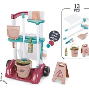 Juego Set Carrito De Limpieza Completo Para Niños Calidad: imagen 1