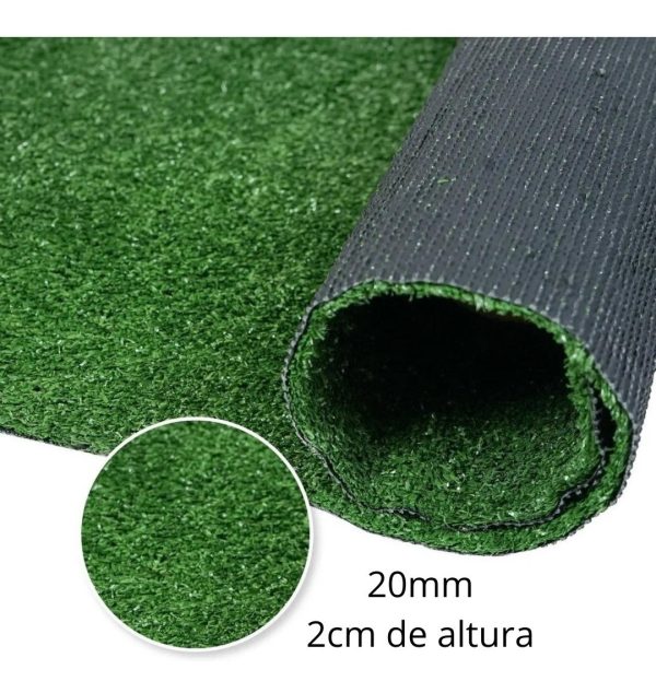 Pasto Sintético Césped Artificial 20mm 2cm Decoración X M2