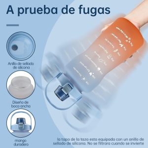 Botella De Agua Envase Deportiva 2 Lts Diseño Motivacional: imagen 11