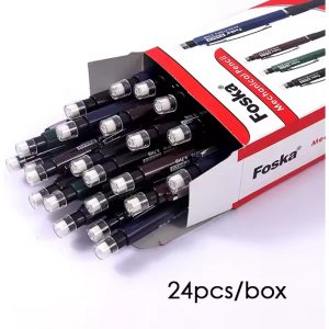 Lapiz Mecánico 24 Unidades 0.5 Hb Con Goma Foska: imagen 4