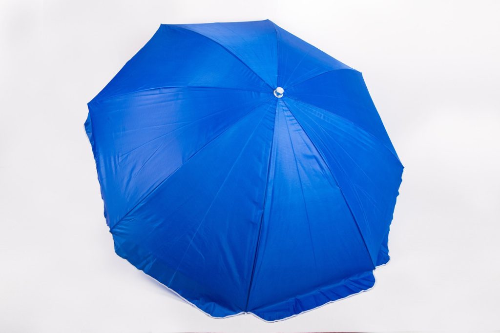 Sombrilla De 2m De Diámetro Y 2,10m Altura Con Proteccion Uv