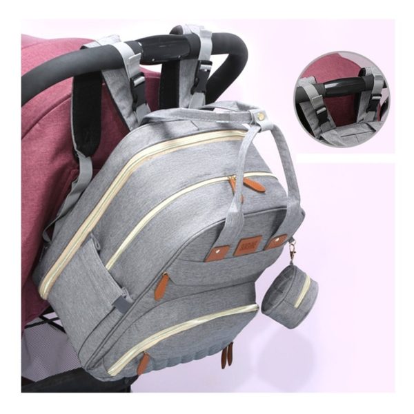 Bolso Mochila Maternal Cuna Bebé Cambiador Calidad