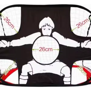 Arco De Fútbol Plegable Practica De Tiro Objetivo: imagen 2