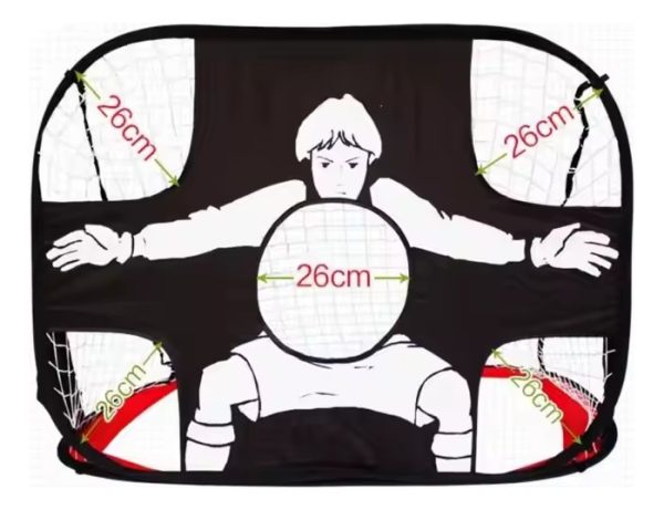 Arco De Fútbol Plegable Practica De Tiro Objetivo