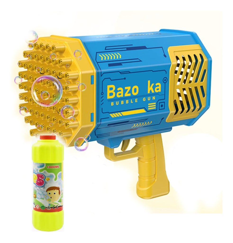 Burbujero Burbujas Bazooka Gigante Usb + Repuesto 1l