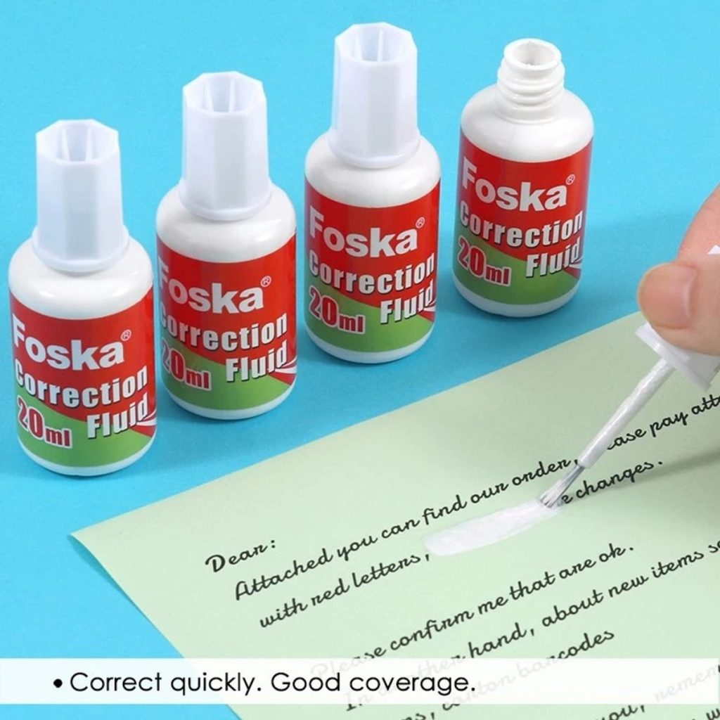 Corrector Foska Pack X12 20ml Unidades Calidad