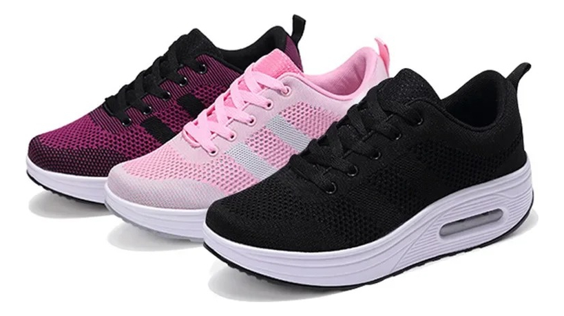 Championes Dama Plataforma Casuales Para Mujer Anatómicos - Imagen 12