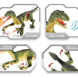 Dinosaurio A Control Remoto Luces Sonido Y Spray Calidad: imagen 8