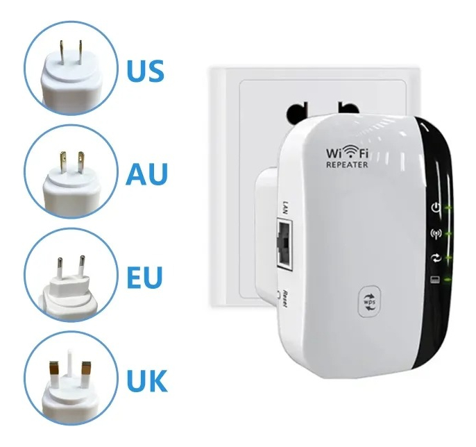 Repetidor Wifi Amplificador Rango Calidad De 300 Mbps - Imagen 3