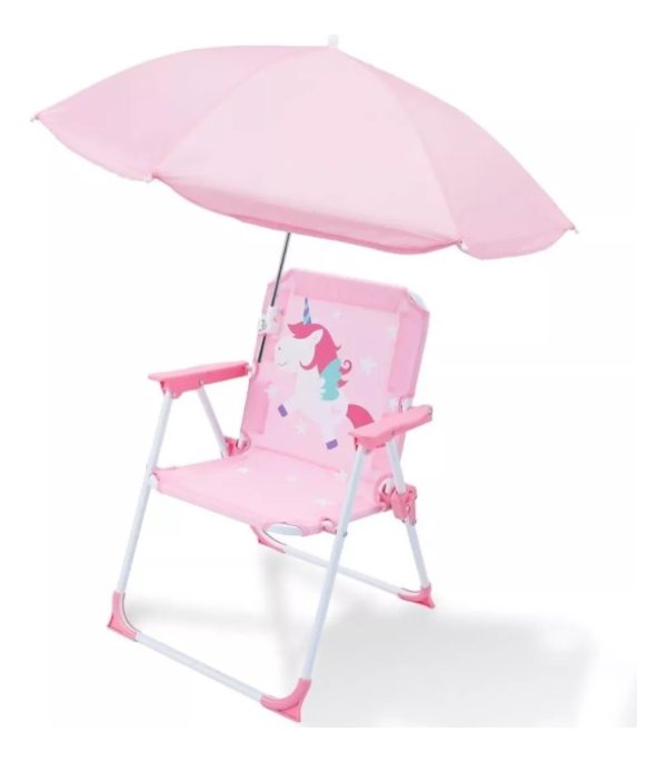 Silla Plegable De Playa Infantil Con Sombrilla Para Niños