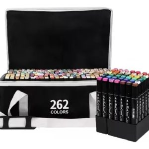 Marcadores Doble Punta 262 Colores Punta Fina Gruesa Estuche