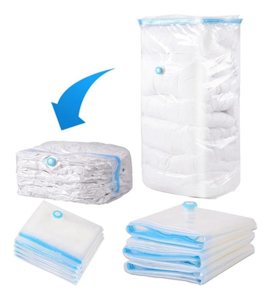 Bolsa Al Vacío Para Guardar Ropa Reducir Espacios X 3 Uds - Imagen 6