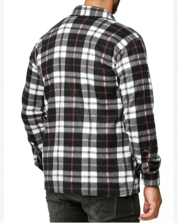 Campera Hombre Leñadora Polar Forrada En Corderito Calidad