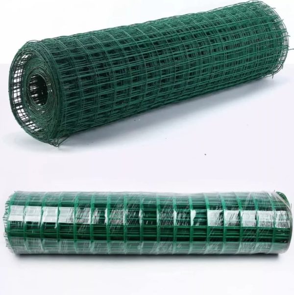 Tejido Malla Cerco Alambre Forrado Rollo 30 Mts X 1.20 Alto - Imagen 3