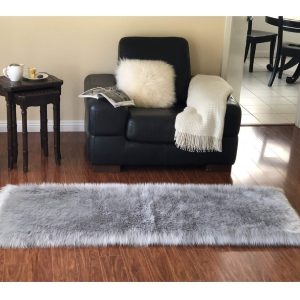 Alfombra Peluda Rectangular Shagy Tapete Pelo Alto 180 X 080: imagen 6