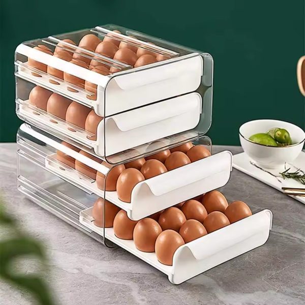 Huevera Organizador Para Huevos Práctico Para 30 Unidades