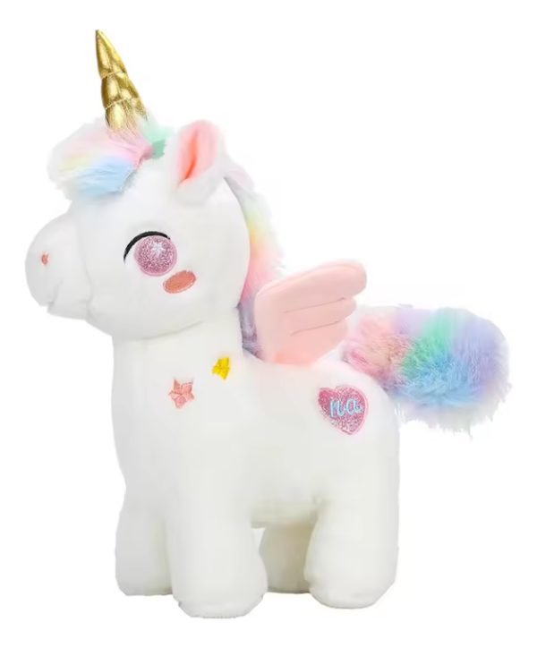 Peluche Unicornio Fantasía Almohada Infantil Suave