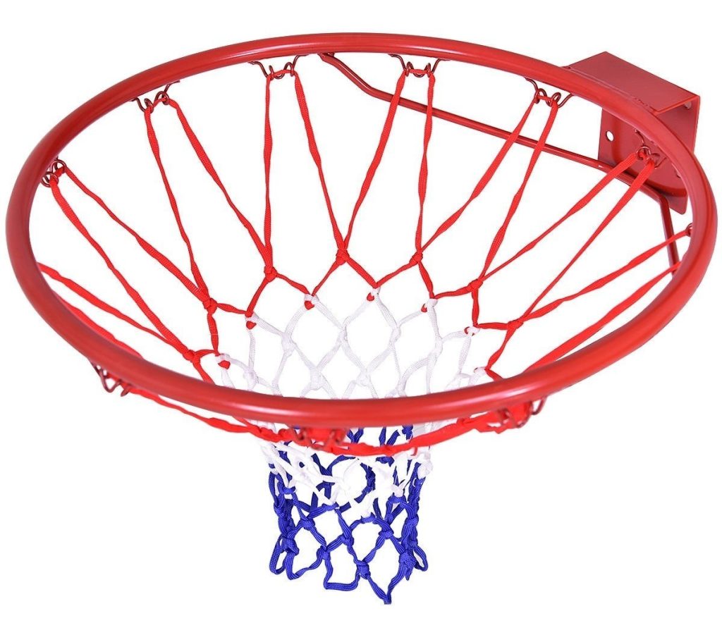 Aro De Basketball Profesional 45cm +soporte +red + Tornillos