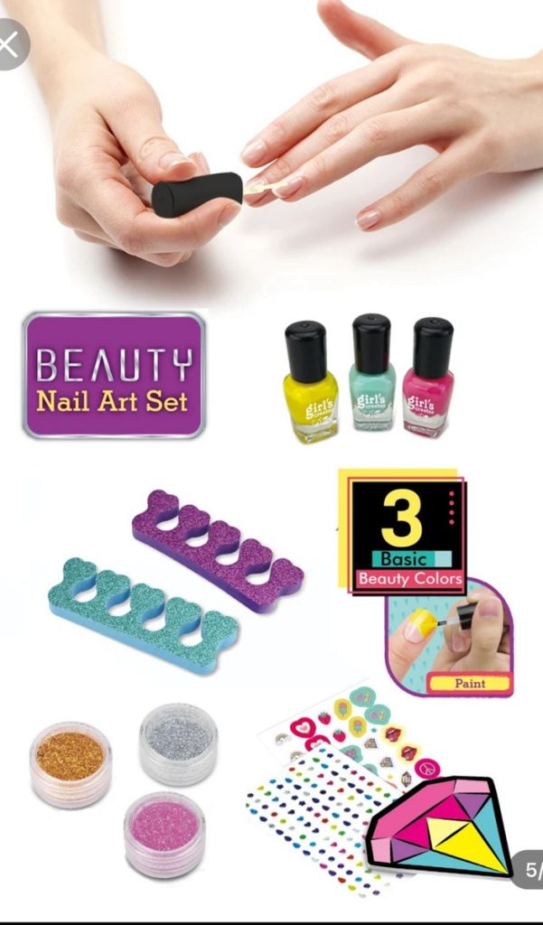 Juego Belleza Maquillaje Kit Tatuaje Niñas Con Accesorios
