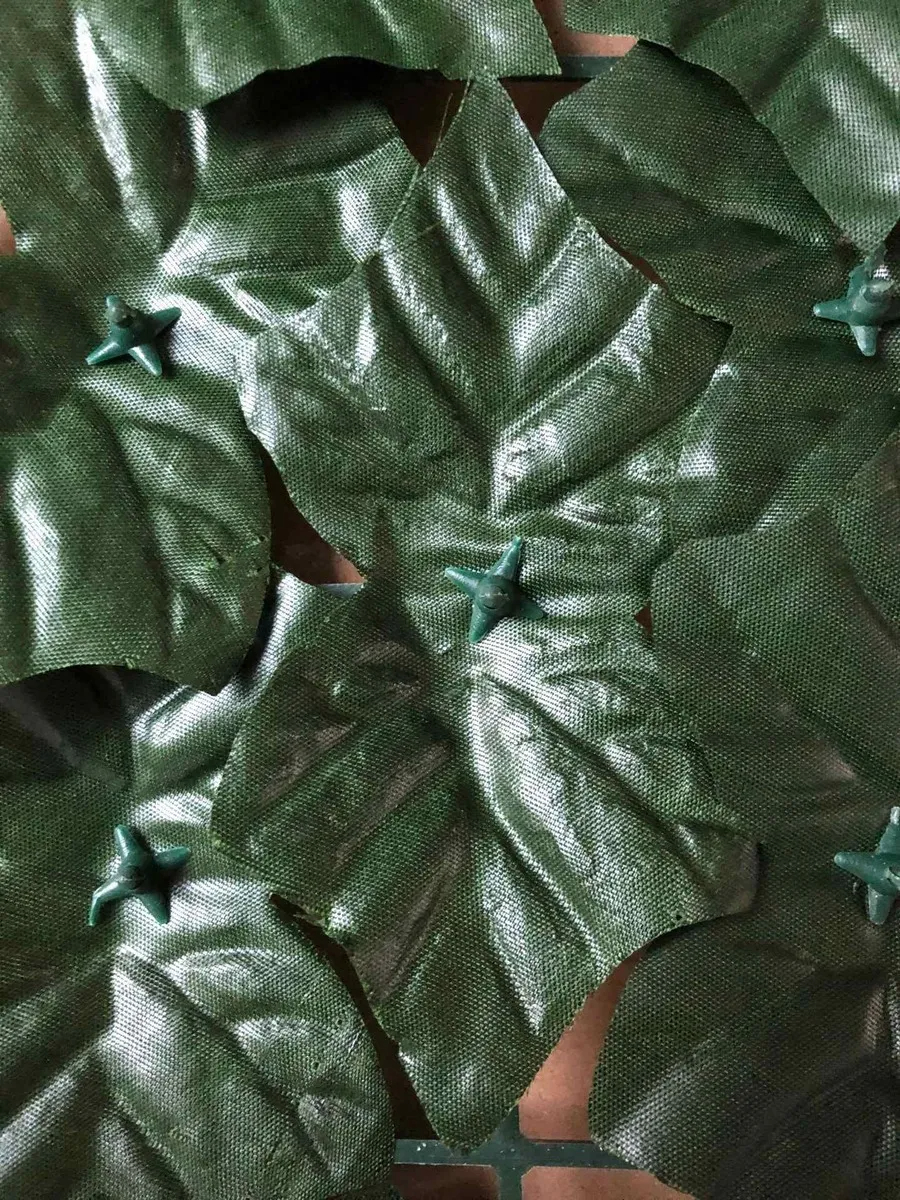 Cerco Artificial Hojas Decorativo Muros Pared Rejas 50x100 - Imagen 2