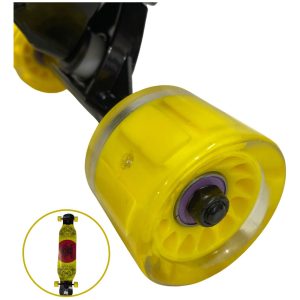 Skate Patineta Longboard Profesional 9 Capas Maple: imagen 10