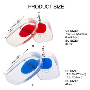 Talonera De Gel Silicona Deporte Trabajo Punto Rojo Y Azul: imagen 2