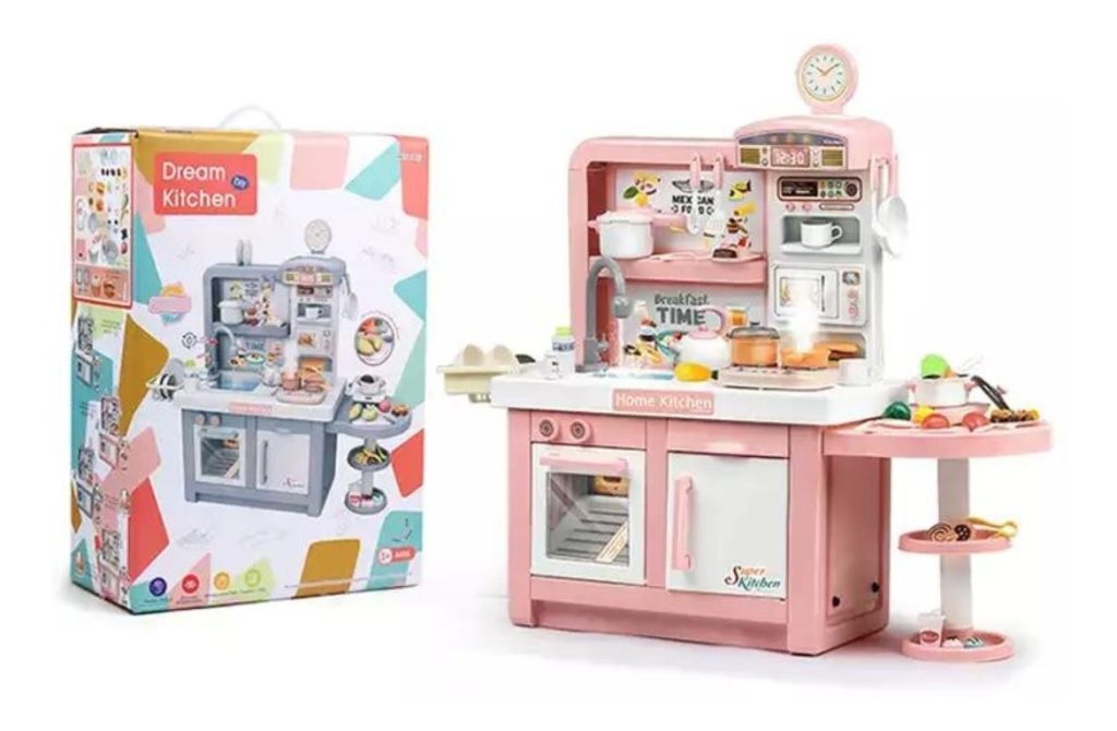 Juego Cocina Infantil Grande, Sonido Luz Y Canilla Agua