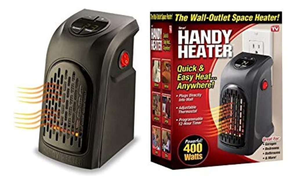 Mini Estufa Calefactor 220v Portatil Regulable Potencia 400w