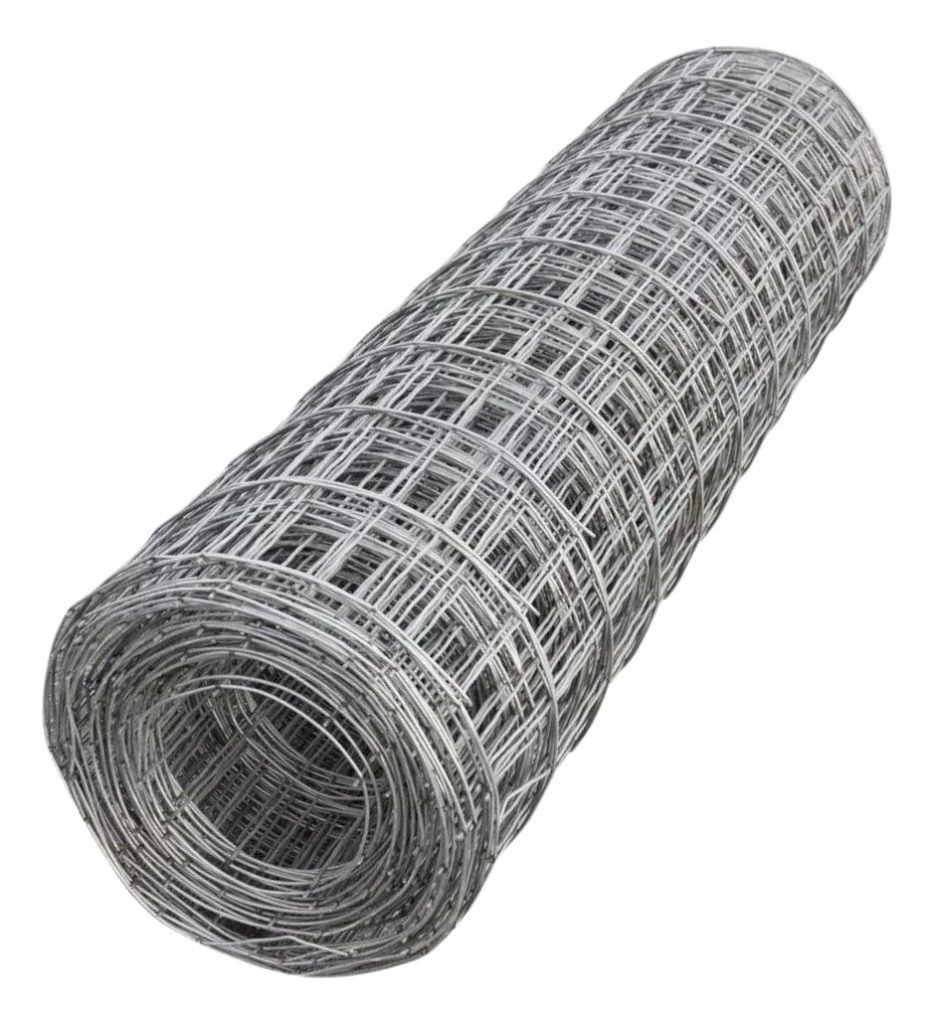Tejido Malla Electrosoldada Galvanizada Rollo 25 Mts X 1.50