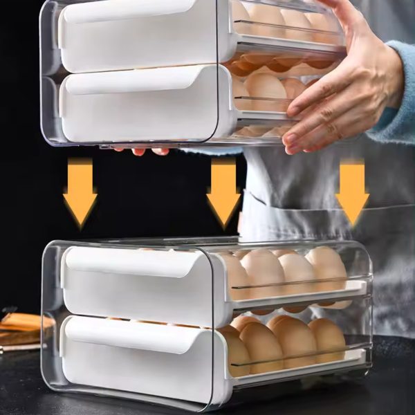 Huevera Organizador Para Huevos Práctico Para 30 Unidades