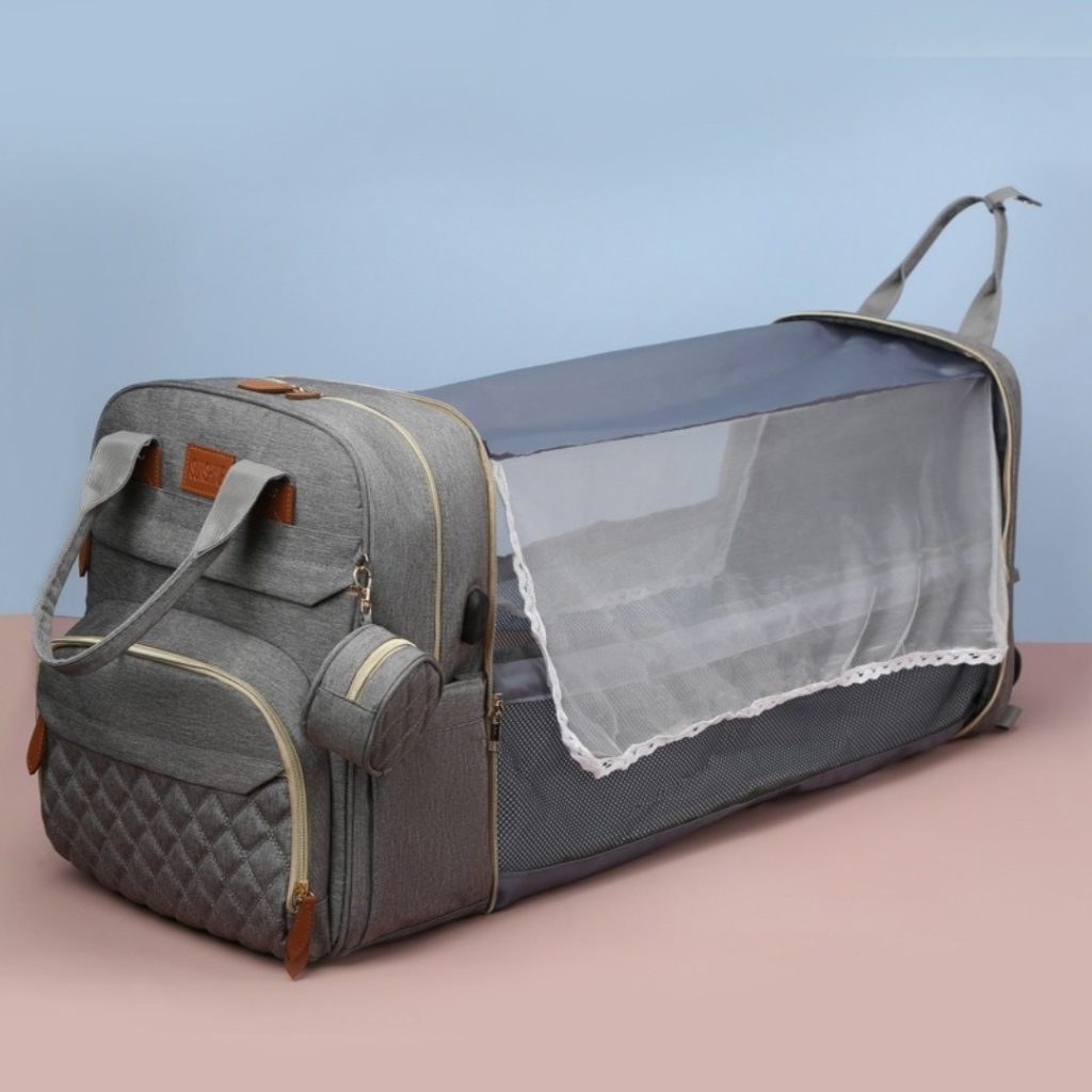 Bolso Mochila Maternal Cuna Bebé Cambiador Calidad
