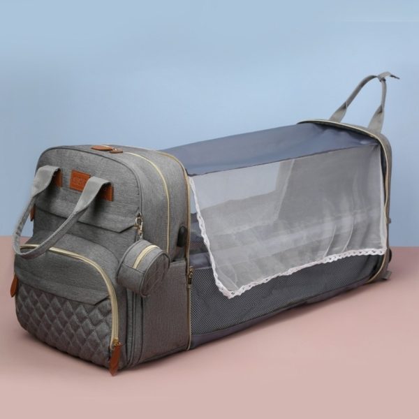Bolso Cuna Maternal Mochila Cambiador Gran Calidad