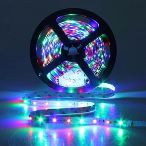 Cinta Tira Luces Led Rgb 5m Con Transformador + Control: imagen 4