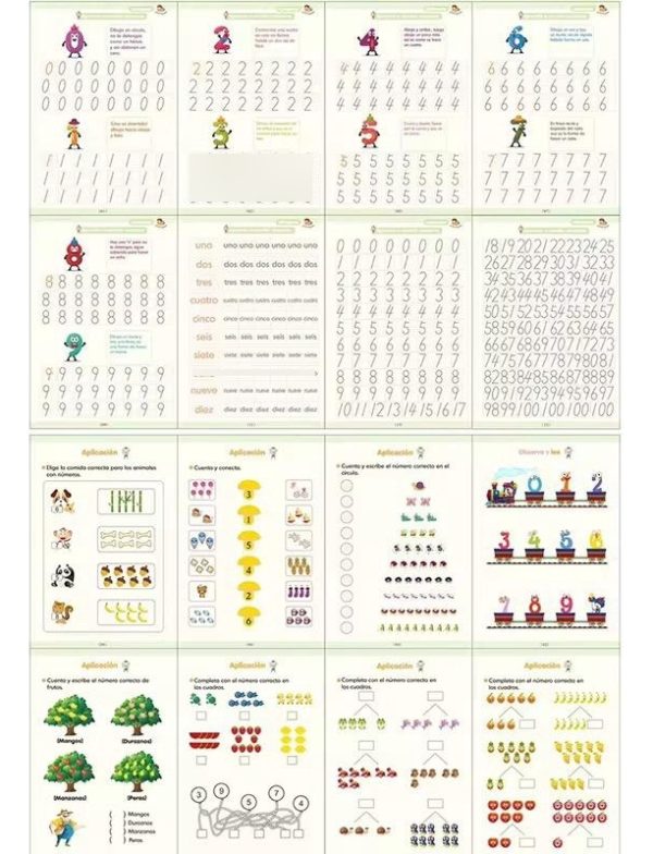Cuadernos Mágicos De Aprendizaje Infantil Kit X4 Unidades