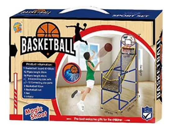 Juego Basketball Infantil Encestar Tablero Mas Pelota X2