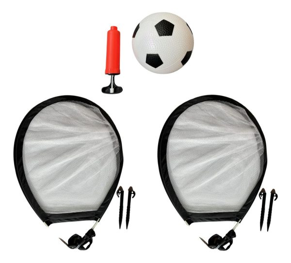 Arco De Fútbol X2 Para Niño Mas Pelota Mas Inflador