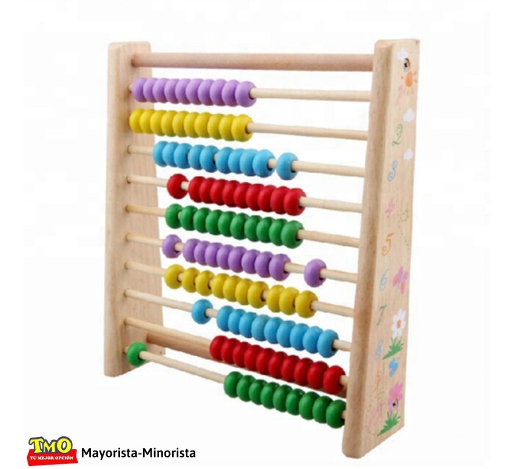 Ábaco De Madera Juguete Infantil Educativo