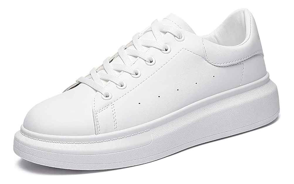 Championes Hombre Dama Unisex Moda Casuales Blancas: imagen 9