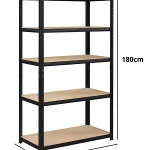 Estanteria Metalica Con Estantes Mdf Industrial Decorativa: imagen 2