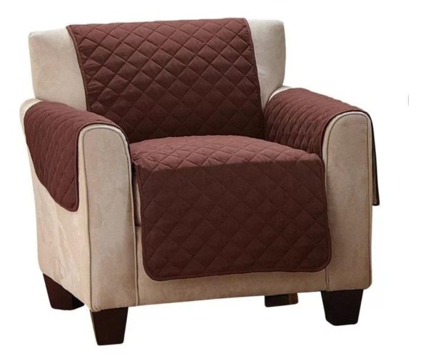 Funda Cubre Sofá Sillon Impermeable Reversible 1 Cuerpo