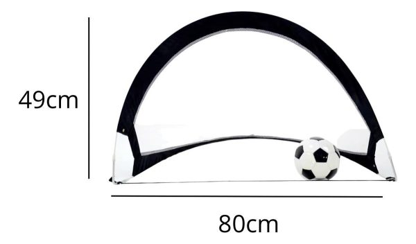 Arco De Fútbol X2 Para Niño Mas Pelota Mas Inflador