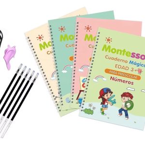 Cuadernos Mágicos De Aprendizaje Infantil Kit X4 Unidades: imagen 2